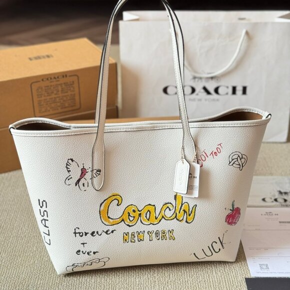 coach Handbags - Coach tote bag, size 33*28cm